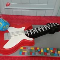 Electric Guitar and Lego Cake