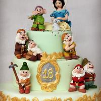 Snow White and the Glittering Seven Dwarfs
