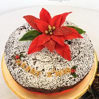 Chocolate Christmas fruit cake