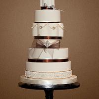 The Sugar Nursery's "Stephanie" Wedding Cake