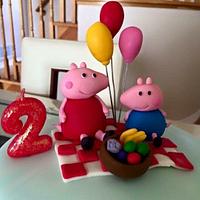 Peppa pig family/ picnic 