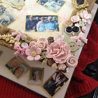 Vintage/shabby chic photo frame