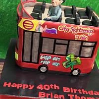 Brian Thomas - Open Top Tour Bus Cake