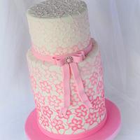 Pink Ombré Cake