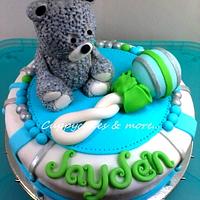 Bear & Rattle theme cake