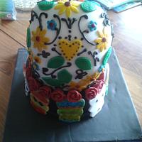 Day of the dead cake