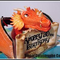 Dragon Themed Cake