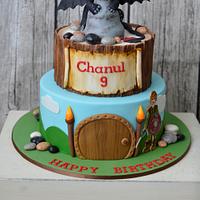 'How to train your dragon' cake