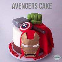 Torta de Superhéroes - Avengers Cake