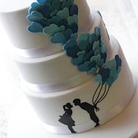 Balloon Wedding cake