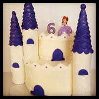 The Princess castle cake