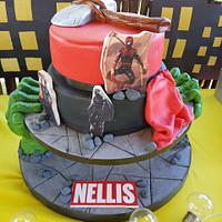Avengers Birthday cake