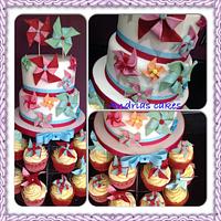 Pinwheels birthday cake