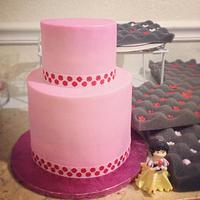 Melina's princess theme birthday cake :)