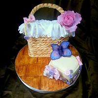 Basket cake Basket cake