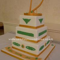 Irish Themed Birthday Cake