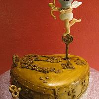 Steampunk Valentines Cake