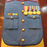 Marines Grooms Cake