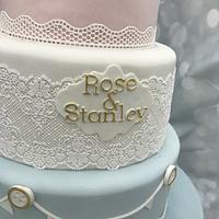Christening Cake for twins