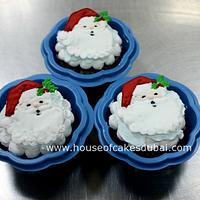 Santa Clause cupcakes