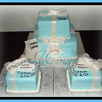 Tiffany Inspired Graduation Cake