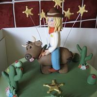 Rodeo Birthday Cake