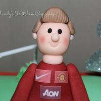 Man Utd Football themed Cake