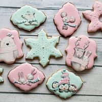 Pink and mint Christmas