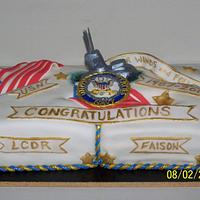 Navy Submarine Retirement Cake