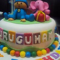 Pororo Theme Cake