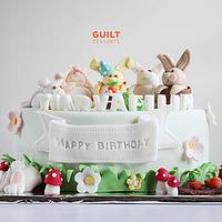 Easter/Bunny Birthday Cake