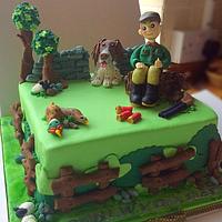 Countryside Shooting Cake