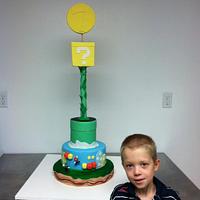 Mario 7th birthday cake
