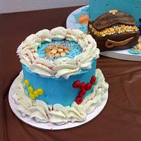 Pirate ship Birthday Cake