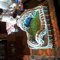 roller coaster cake