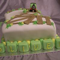 oliver train cake