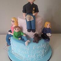 Family 40th Cake
