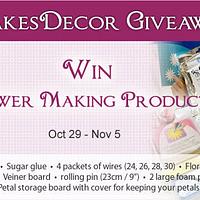 CakesDecor Giveaway 2019 #7: Flower Making Tools Giveaway