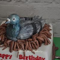 Pigeon cake 