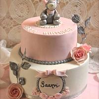 Pink and silver birthday
