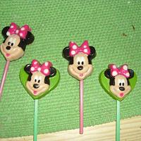 chocolate lollipop minnie mouse