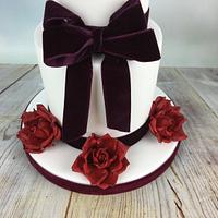 Mini wedding cake anniversary cake