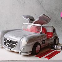 Mercedes Benz car cake