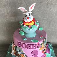 Alice in Wonderland cake Alice in Wonderland cake