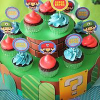 Super Mario Bros Dessert Table