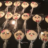 Panda Cookie Pops