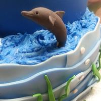 sea world theme cake