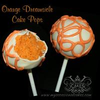 Orange Dreamsicle Cake Pops