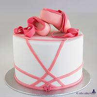 Ballet Shoes cake