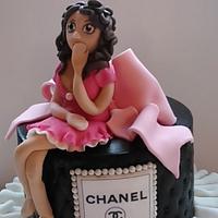 shopaholic cake